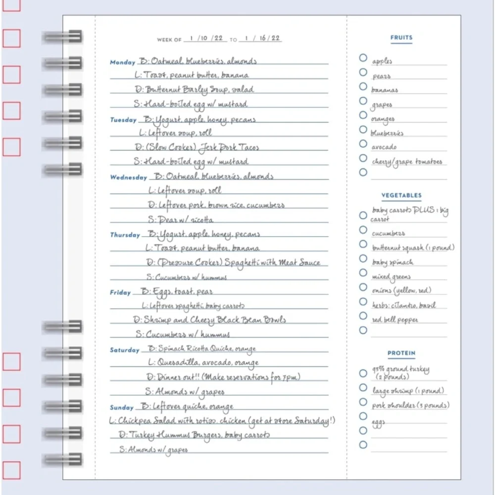 The Skinnytaste Ultimate Meal Planner Book by Gina Homolka and Heather K. Jones